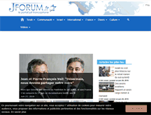 Tablet Screenshot of jforum.fr